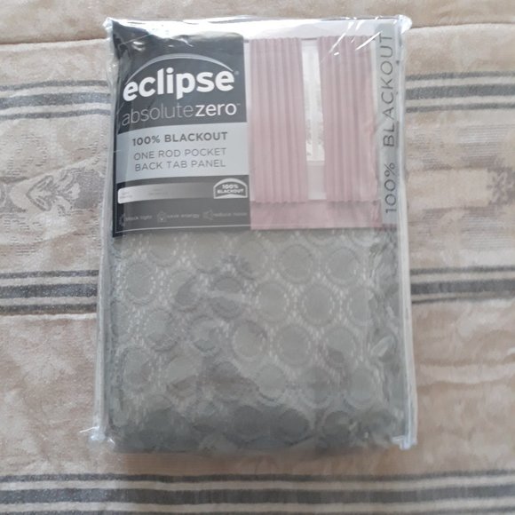 Eclipse Nora Crochet Blackout Window Curtain- Sage - Picture 5 of 6